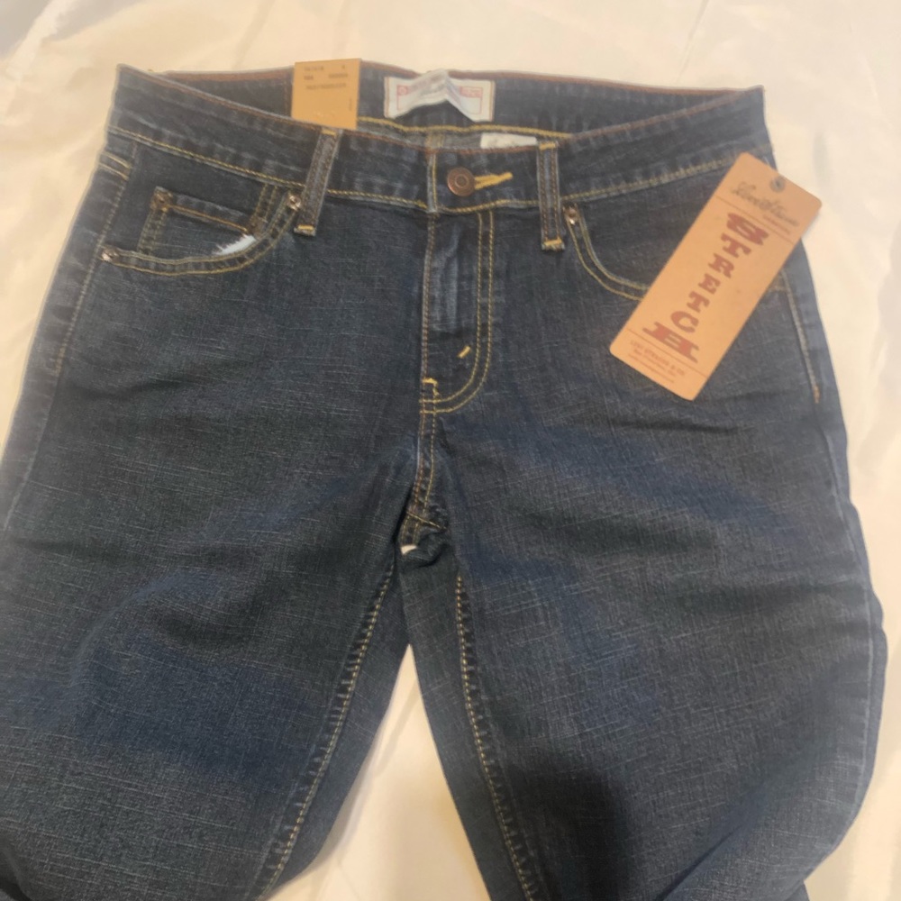 Levi's Women's Boot Cut Jeans - Dark Blue - Picture 5 of 5